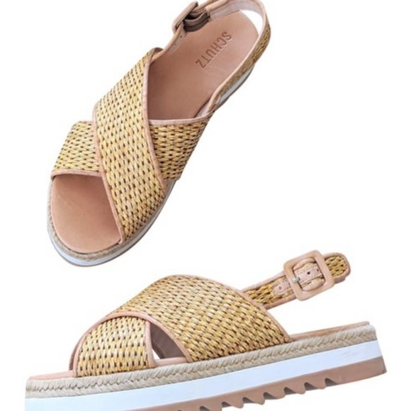 Schutz Woven Platform Espadrille - Picture 5 of 16
